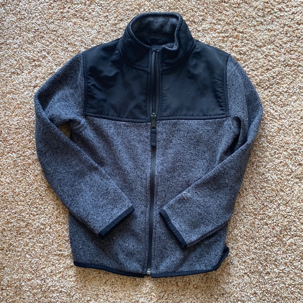 Never worn Zip up light coat or shirt boys 5/6